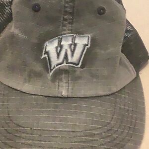 Wisconsin Badgers, cap in black and gray